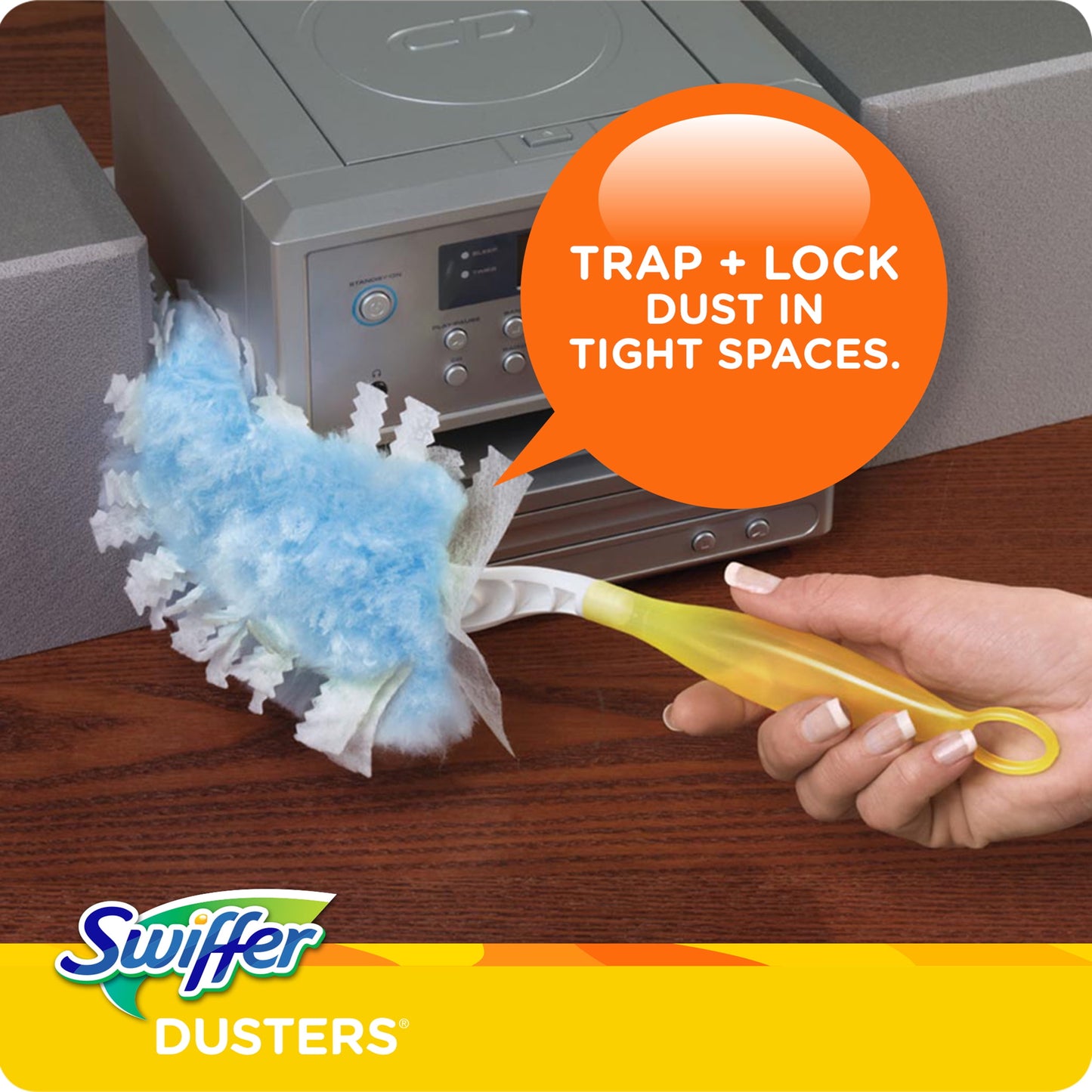 Swiffer Dusters Cleaning Kit, Feather Duster Alternative, Unscented, Includes 1 Handle + 5 Refills