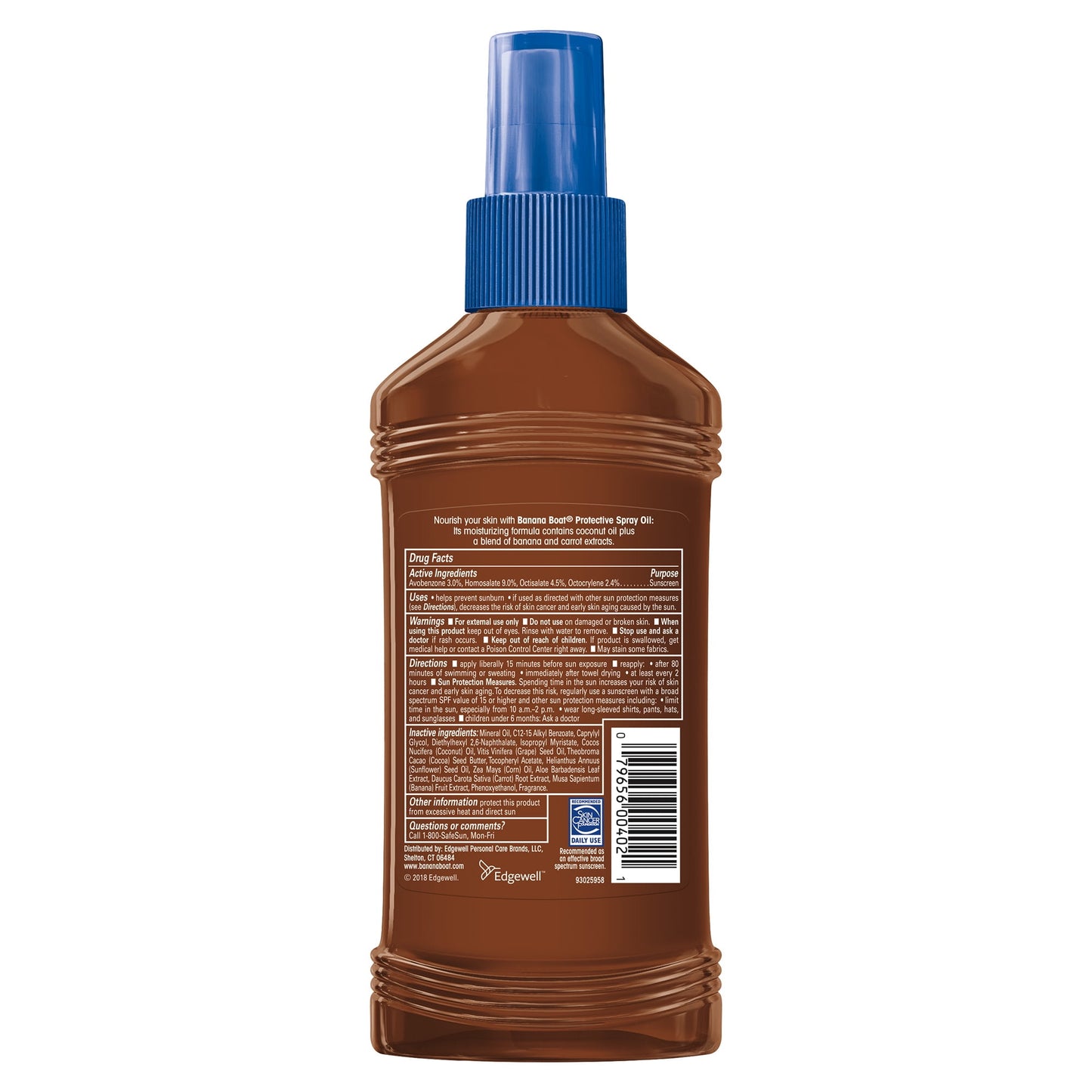 Banana Boat Tanning Oil Spray, SPF 15, 8 fl oz