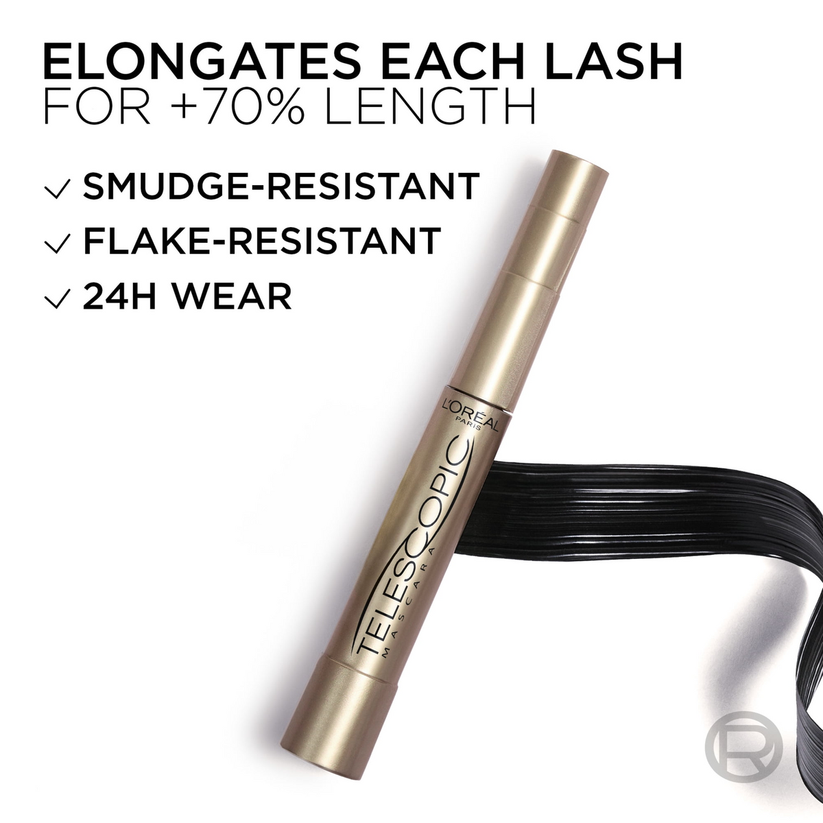 L'Oreal Paris Telescopic Mascara, Black Brown