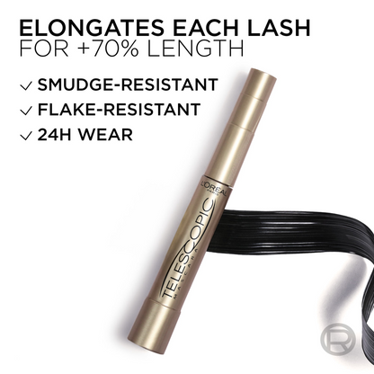 L'Oreal Paris Telescopic Mascara, Black Brown