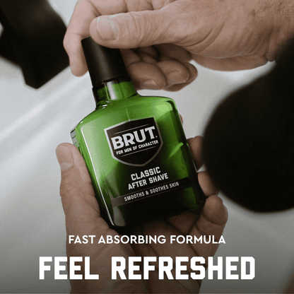 Brut Men's Classic After Shave, Original Fragrance, for All Skin Types, 5 fl oz