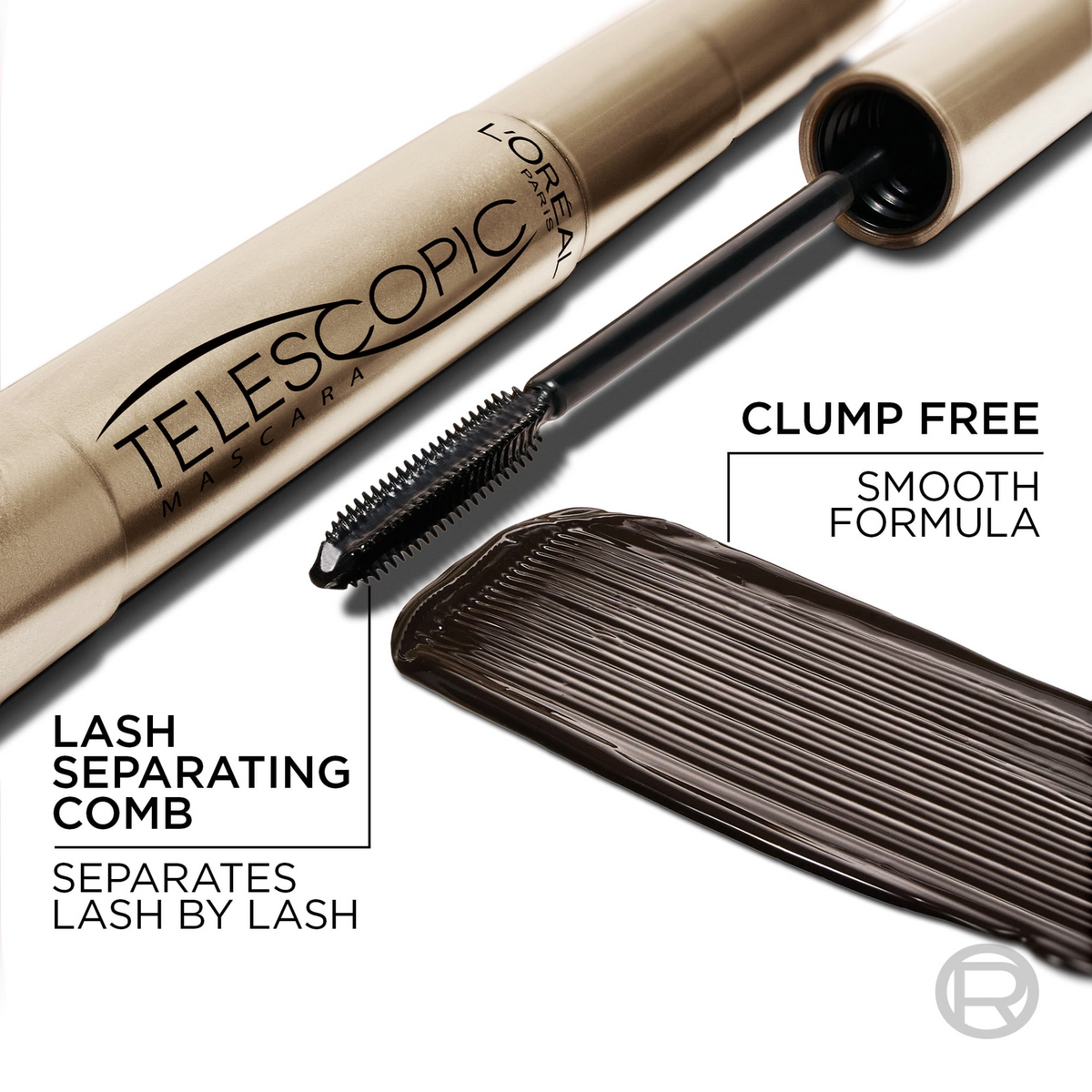 L'Oreal Paris Telescopic Mascara, Black Brown