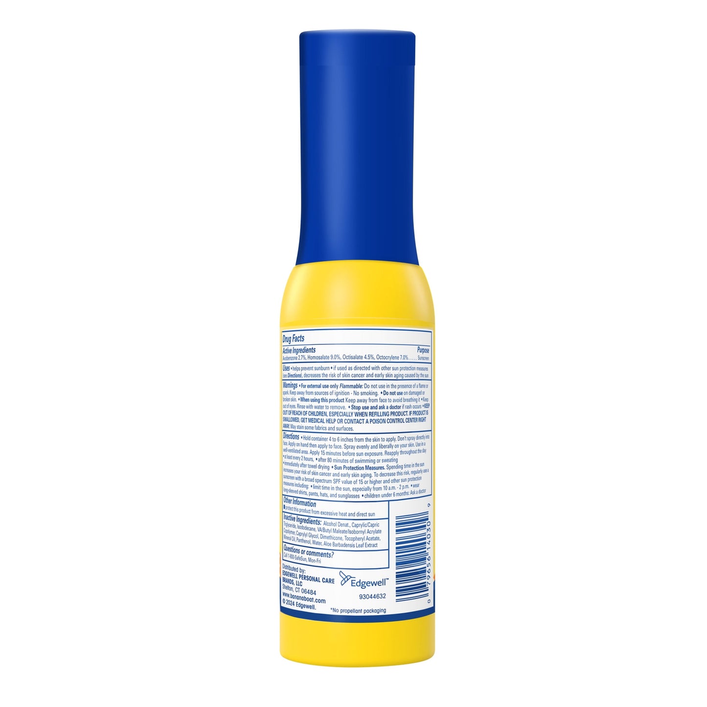 Banana Boat Kids 360 Coverage SPF 50 Sunscreen Mist, Refillable Kids Sunscreen Spray, 5.5 fl oz