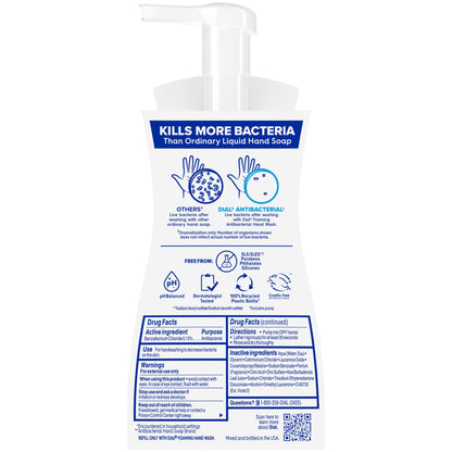 Dial Antibacterial Defense Fresh Lavender Scent Foaming Hand Soap, 7.5 fl oz
