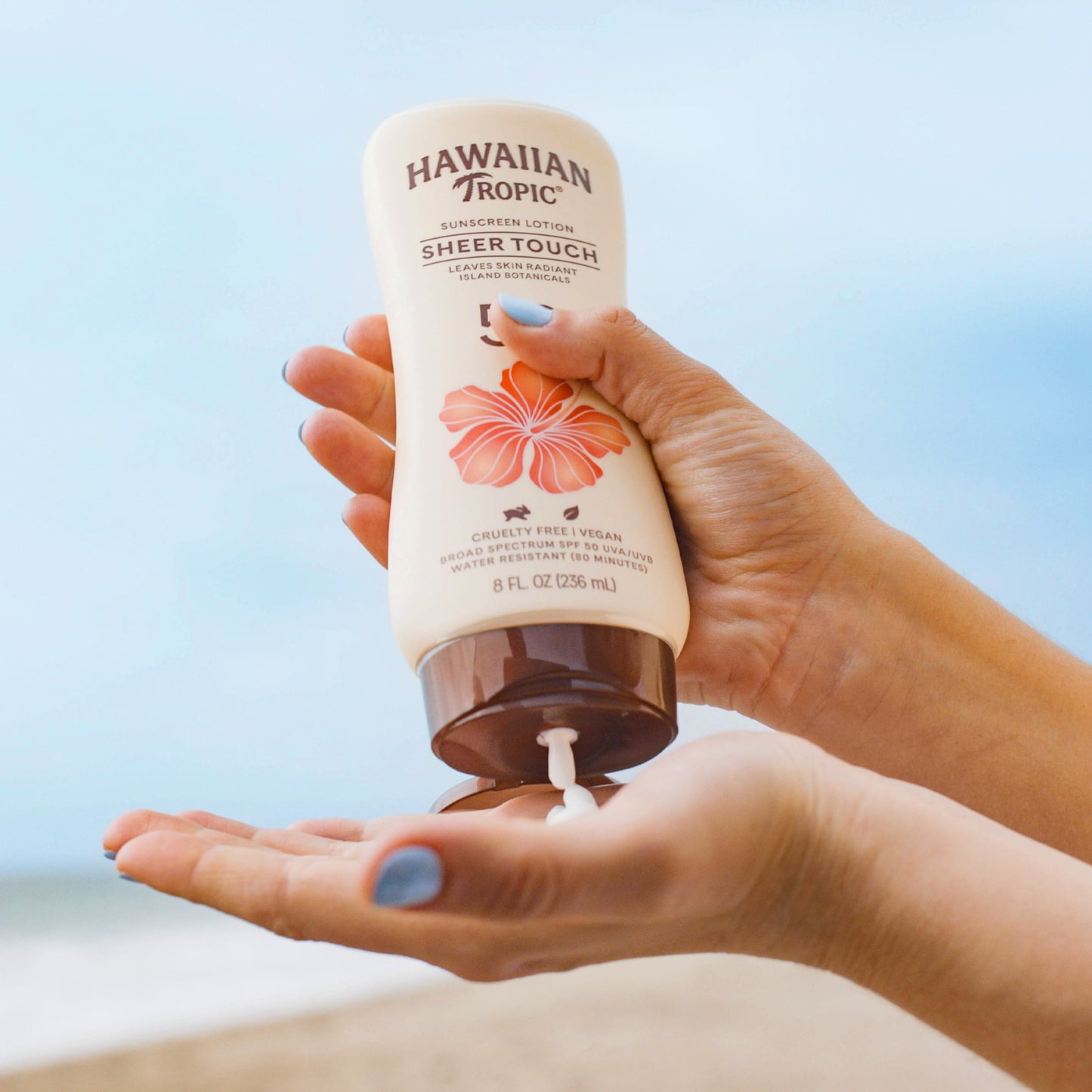 Hawaiian Tropic Sheer Touch Ultra Radiance 50 SPF Adult Sunscreen Lotion, 8 fl oz