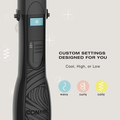 Conair The Curl Collective 3-in-1 Blowout Kit, 3 Interchangeable Brush Attachments to Create Your Perfect Blowout NPTCCB01