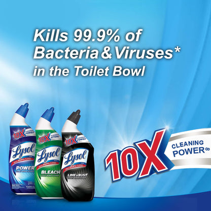 Lysol® Disinfectant Toilet Bowl Cleaner with Bleach, 24-oz., 2/Pack
