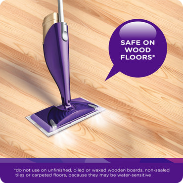 Swiffer Wet Jet Mop Refill Solution, Wood, Laminate, Tile, Floor Cleaner, Gain, 42.2oz