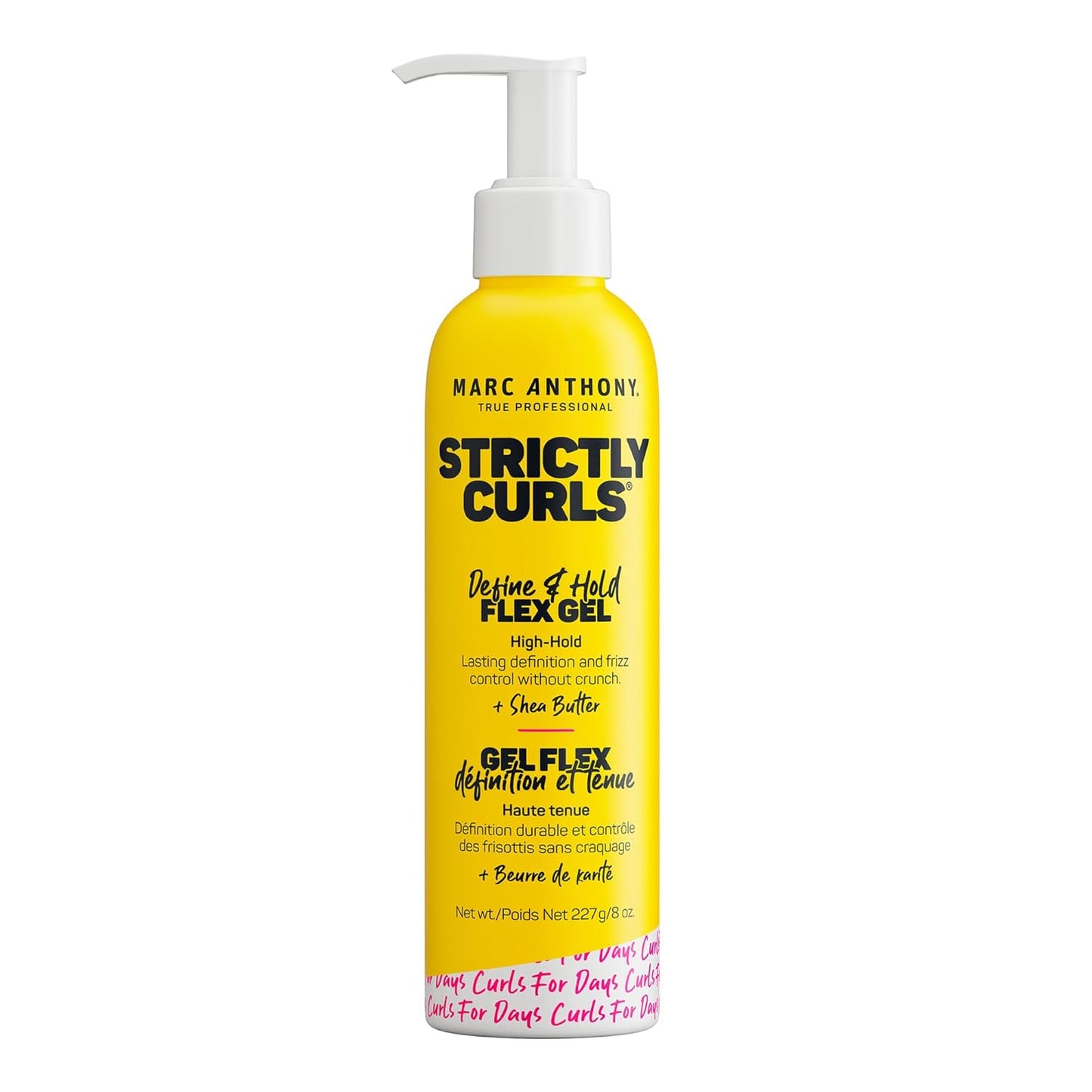 Marc Anthony True Professional Strictly Curls Define & Hold Flex Gel, 8 fl oz