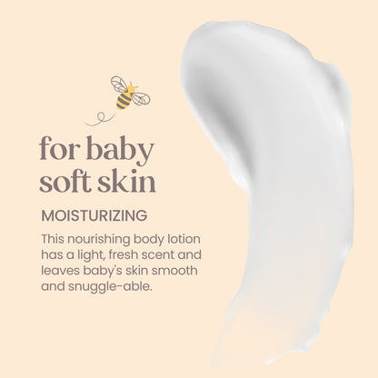 Burt's Bees Baby Nourishing Lotion with Sunflower Seed Oil, Original Scent, 6 Ounces