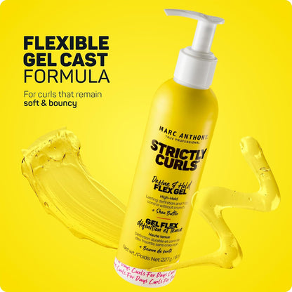 Marc Anthony True Professional Strictly Curls Define & Hold Flex Gel, 8 fl oz
