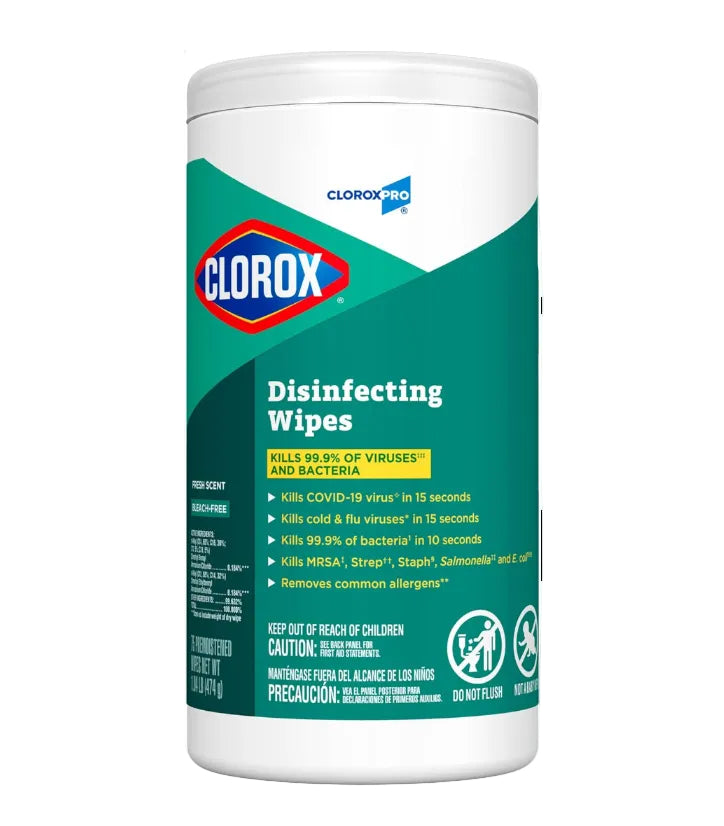 CloroxPro Clorox Disinfecting Wipes, Fresh Scent, 75 Count