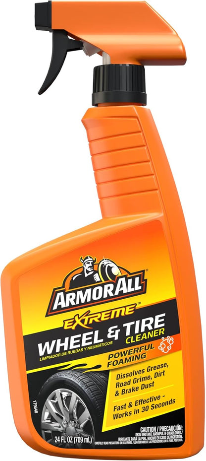 Armor All Extreme Wheel and Tire Cleaner, Car Wheel Cleaner Spray, 24 Fl Oz