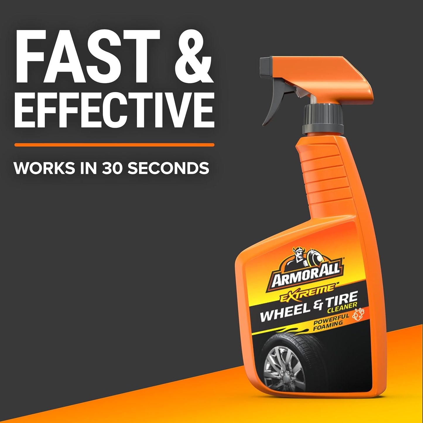 Armor All Extreme Wheel and Tire Cleaner, Car Wheel Cleaner Spray, 24 Fl Oz