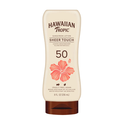 Hawaiian Tropic Sheer Touch Ultra Radiance 50 SPF Adult Sunscreen Lotion, 8 fl oz