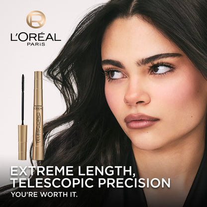 L'Oreal Paris Telescopic Original Washable Mascara, Black Brown