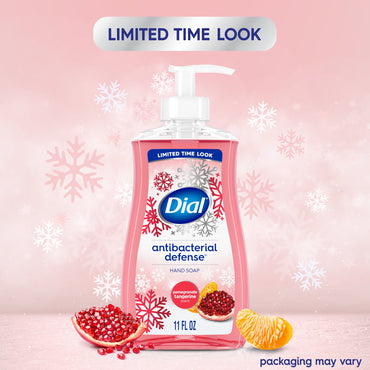 Dial Antibacterial Defense Pomegranate & Tangerine Liquid Hand Soap, 11 fl oz