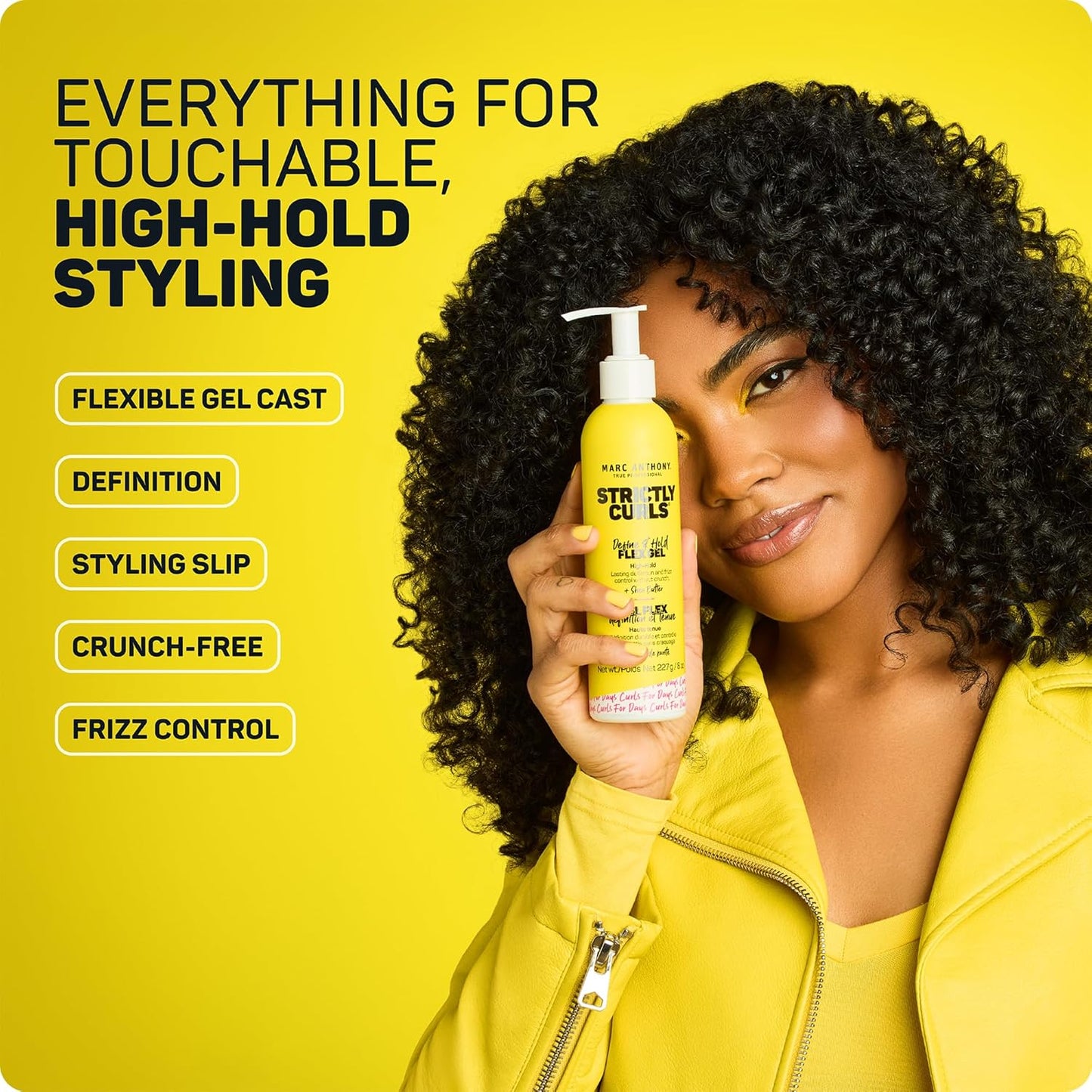 Marc Anthony True Professional Strictly Curls Define & Hold Flex Gel, 8 fl oz