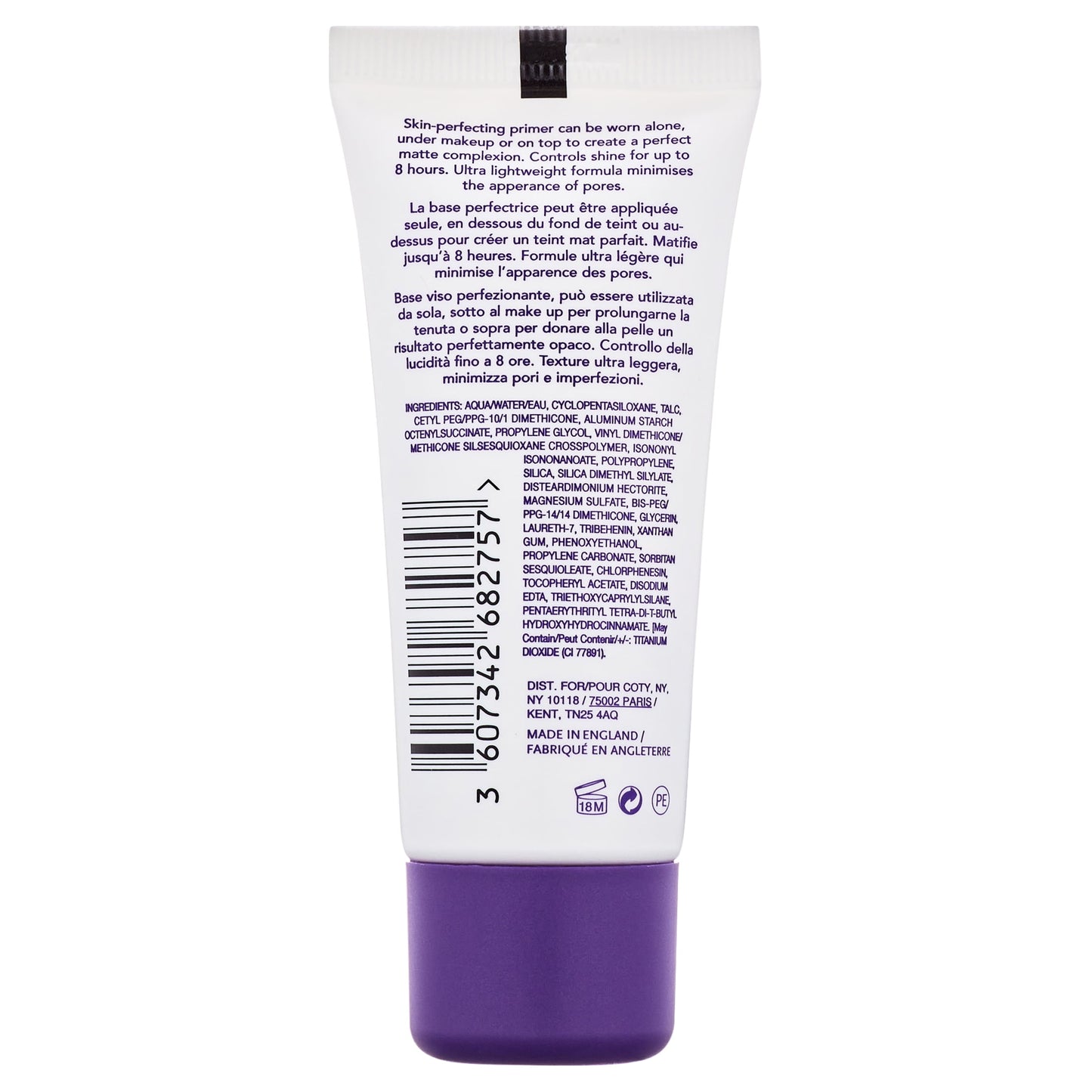Rimmel London Stay Matte Primer, Clear, 1 fl oz