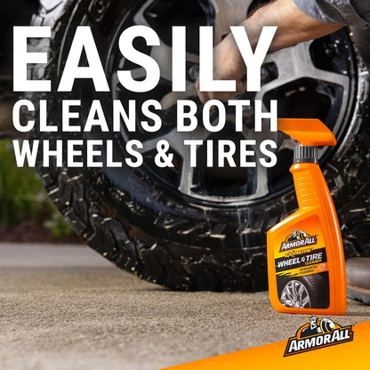 Armor All Extreme Wheel and Tire Cleaner, Car Wheel Cleaner Spray, 24 Fl Oz