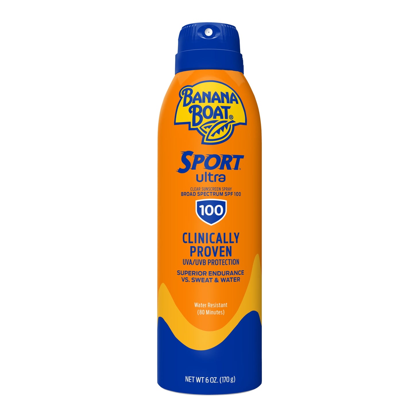 Banana Boat Sport Ultra SPF 100 Sunscreen Spray, Clear Spray Sunscreen, Adult Sunblock, 6 oz