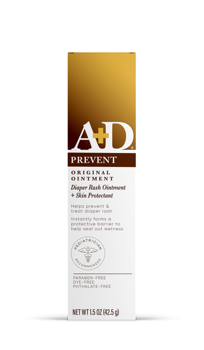 A+D Original Diaper Rash Ointment, Baby Skin Moisturizer, 1.5 Oz Tube