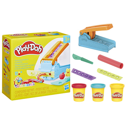 Play-Doh Fun Factory Starter Set, Preschool Toys for Ages 3+, Kids Arts and Crafts Kit, 3 Colors