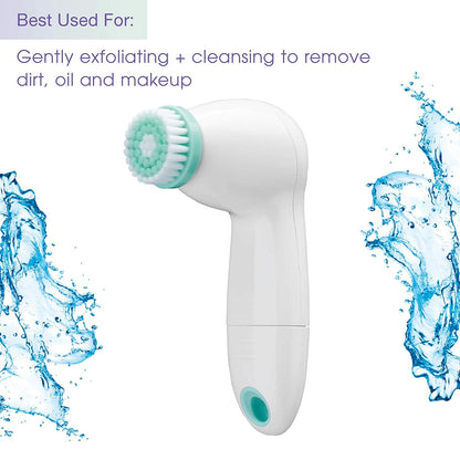 True Glow by Conair Battery Operated Facial Cleansing Brush FCB6
