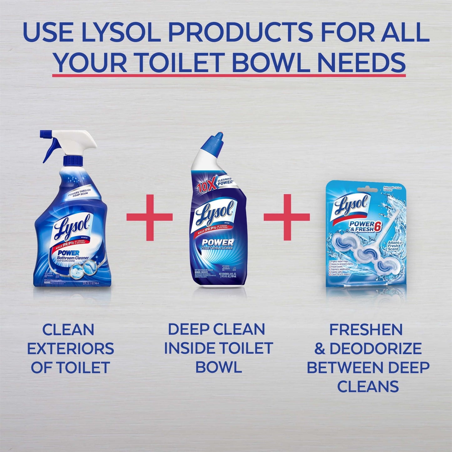 Lysol® Disinfectant Toilet Bowl Cleaner with Bleach, 24-oz., 2/Pack