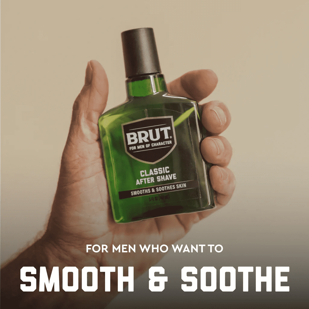 Brut Men's Classic After Shave, Original Fragrance, for All Skin Types, 5 fl oz