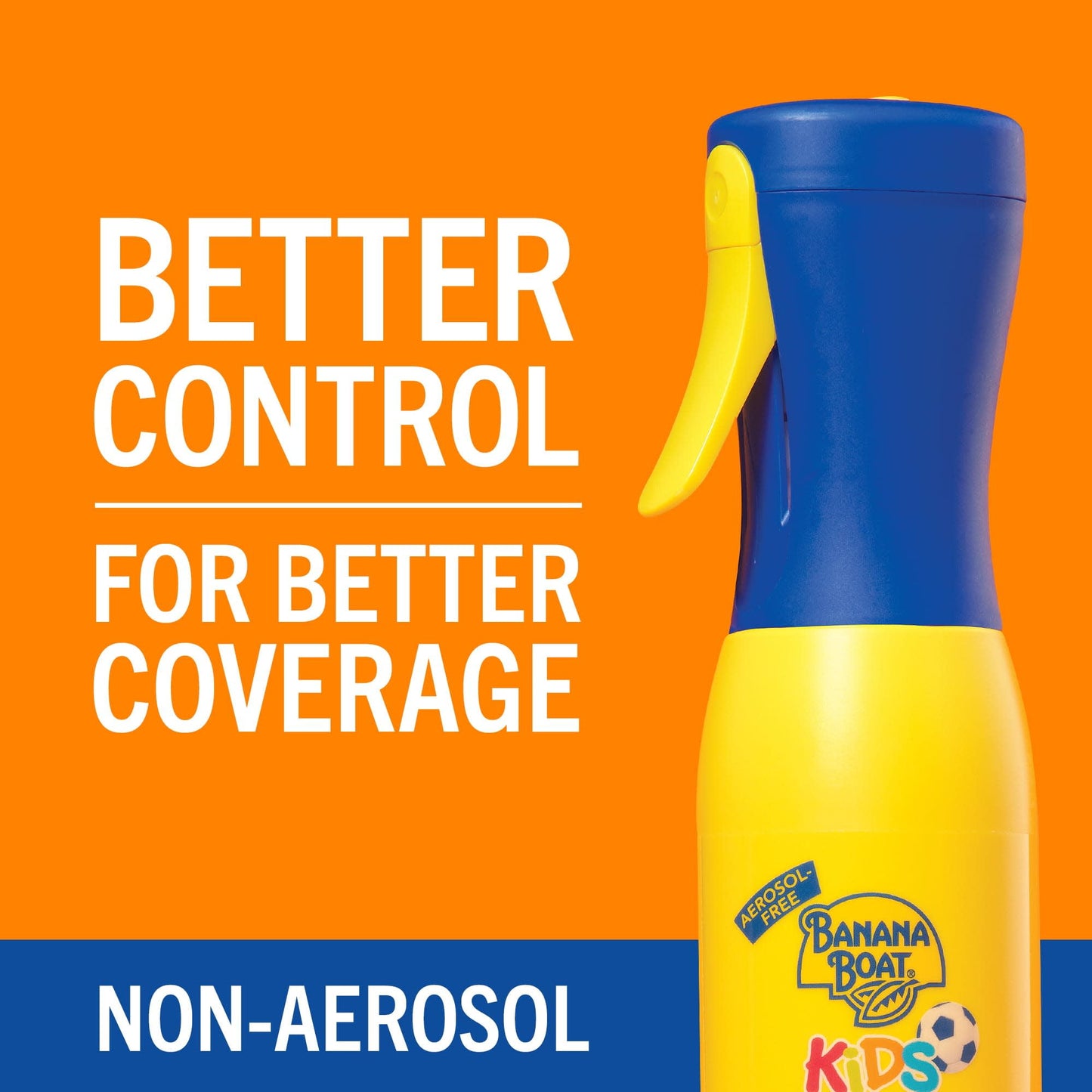 Banana Boat Kids 360 Coverage SPF 50 Sunscreen Mist, Refillable Kids Sunscreen Spray, 5.5 fl oz
