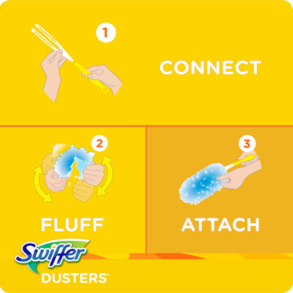 Swiffer Dusters Cleaning Kit, Feather Duster Alternative, Unscented, Includes 1 Handle + 5 Refills