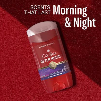 Old Spice Aluminum Free Men's Deodorant, Invisible Solid Stick, After Hours, 3.0 oz