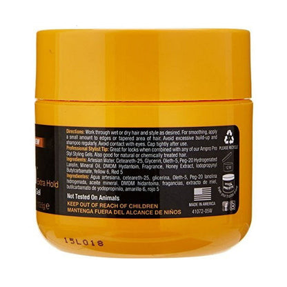 Ampro Shine N Jam Extra Hold Conditioning Styling & Braiding Gel, 4oz., Textured Hair, Moisturizing