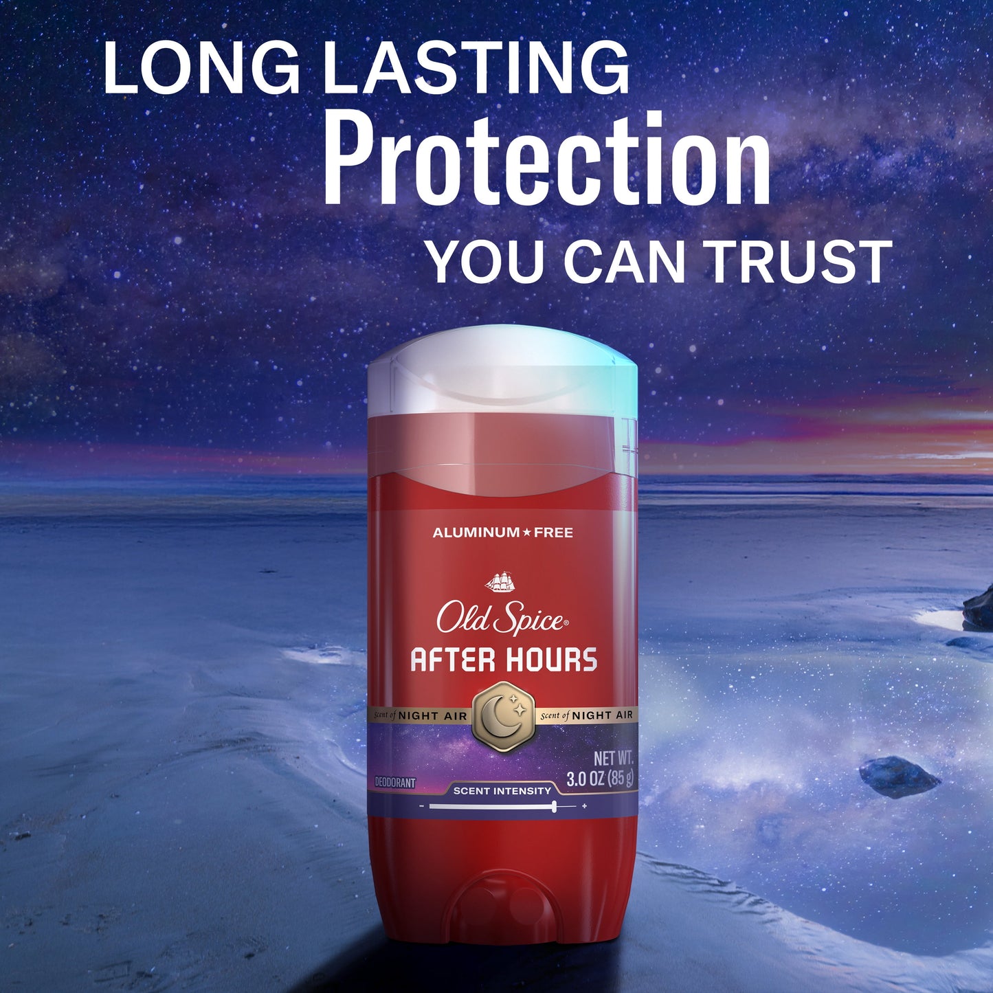 Old Spice Aluminum Free Men's Deodorant, Invisible Solid Stick, After Hours, 3.0 oz