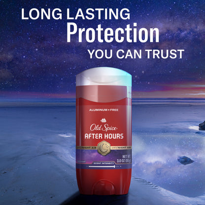 Old Spice Aluminum Free Men's Deodorant, Invisible Solid Stick, After Hours, 3.0 oz