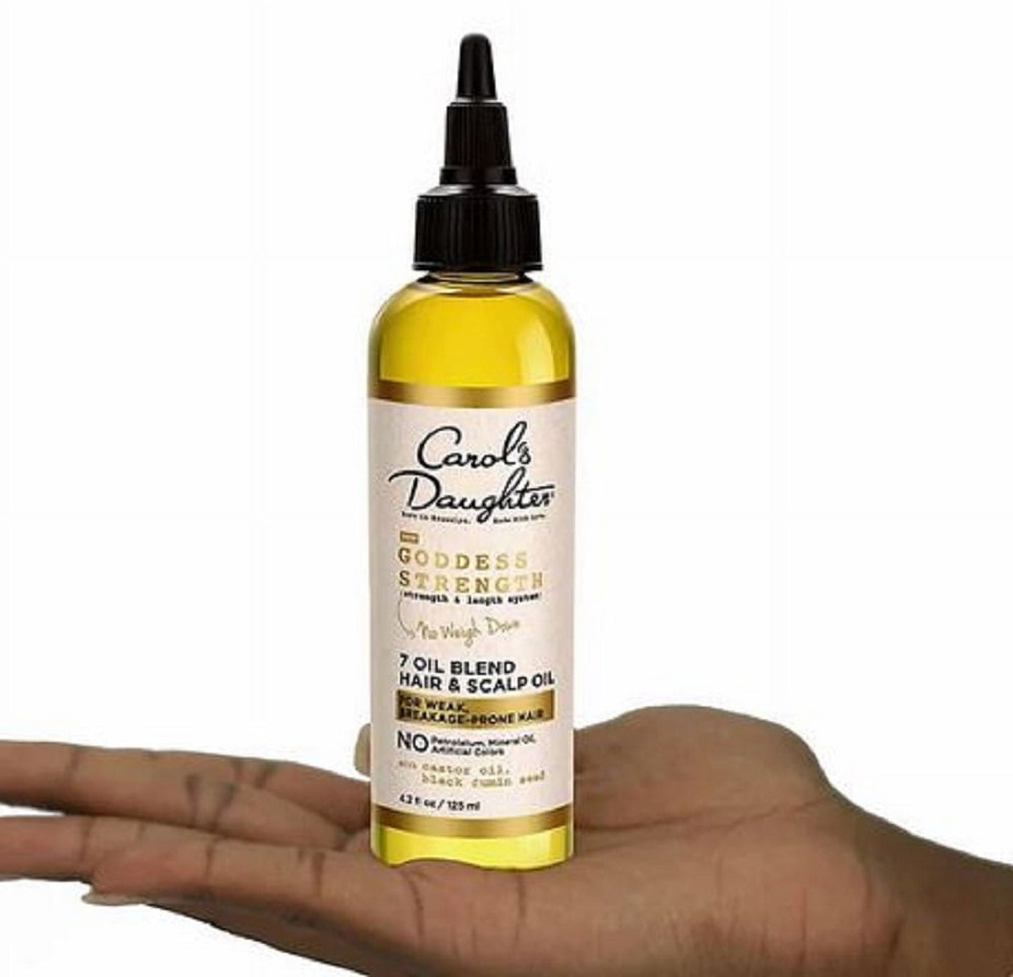 Carol's Daughter Goddess Strength 7 Oil Scalp and Hair Oil, 4.2 Fl Oz, Pack of 2