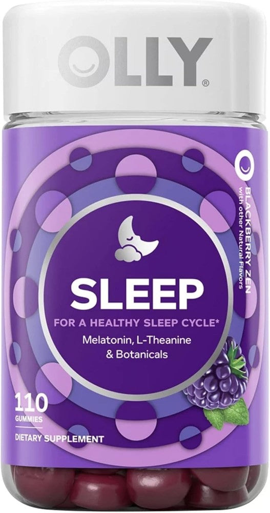 OLLY Restful Sleep Gummies Blackberry Flavor 110 ct