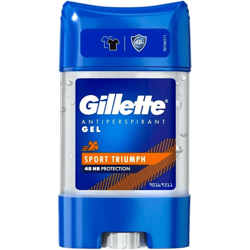 Gillette Sport Triumph Deodorant Antiperspirant Clear Gel for Men 70ml